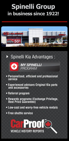 preowned cars Montreal - Spinelli Kia
